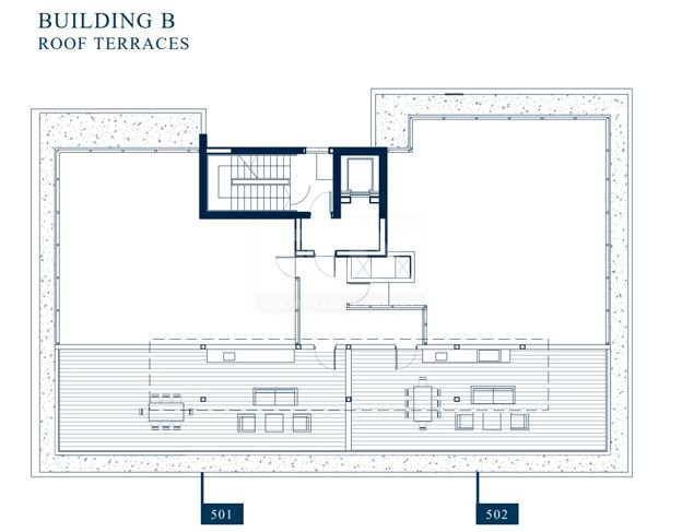 Top floor 3 bedroom apartment with roof garden for sale in Potamos Germasogeias, Limassol