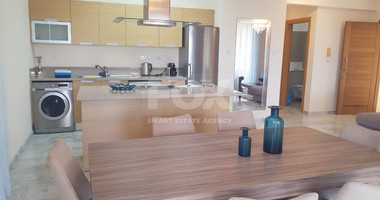 Fully furnished luxury 2 bedroom apartment with private garden for rent in Agios Tychonas