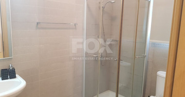 Fully furnished luxury 2 bedroom apartment with private garden for rent in Agios Tychonas