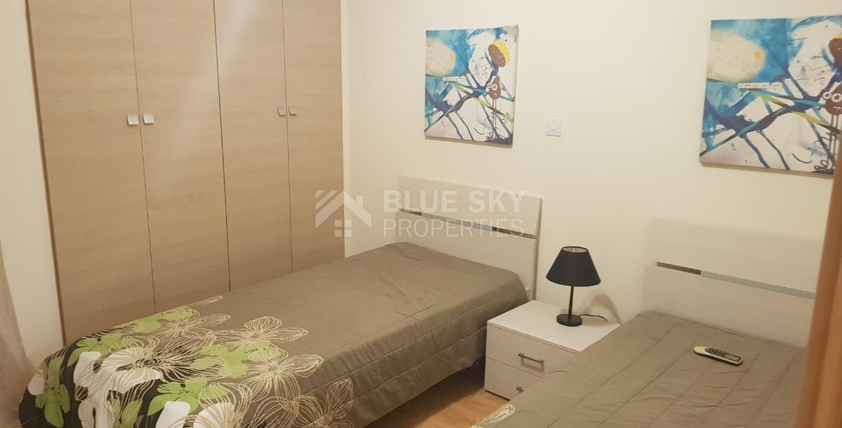 Fully furnished luxury 2 bedroom apartment with private garden for rent in Agios Tychonas