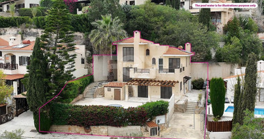 Three bedroom luxury detached vlla in Tala, Paphos