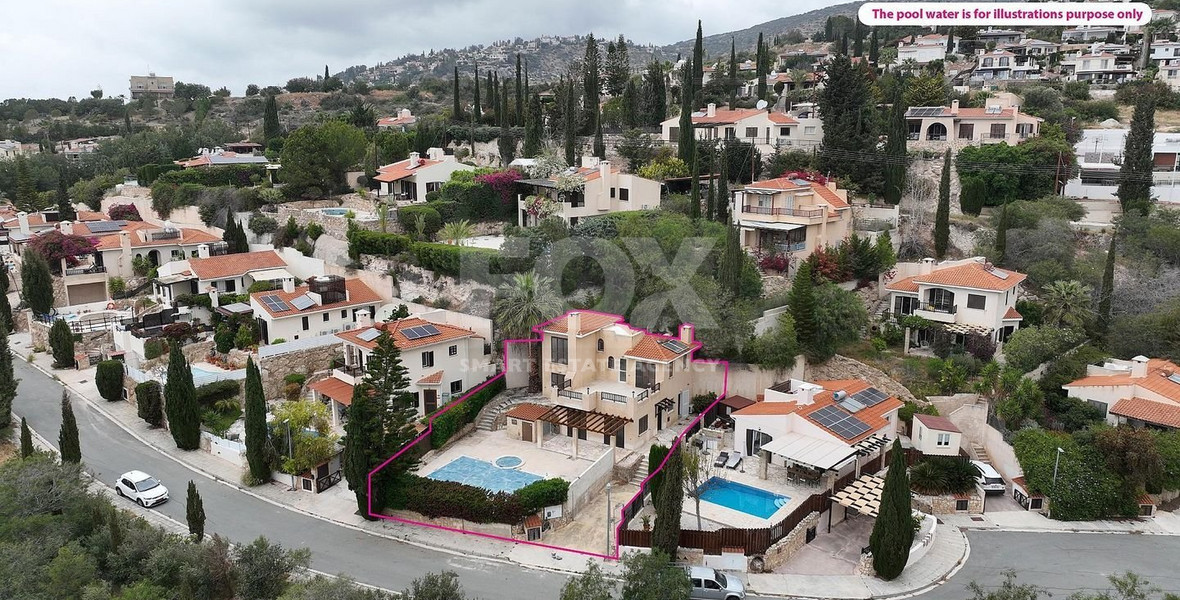 For sale three bedroom  detached villa in Tala, Paphos