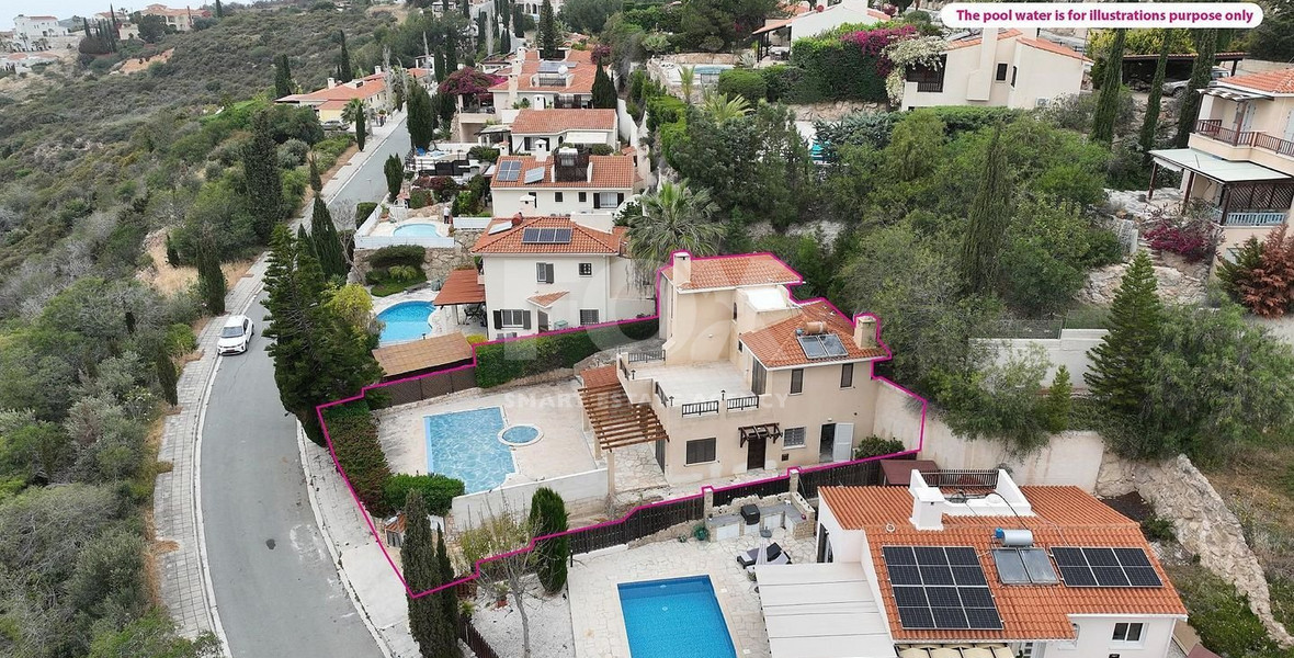 For sale three bedroom  detached villa in Tala, Paphos