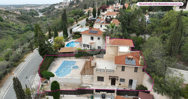 For sale three bedroom  detached villa in Tala, Paphos