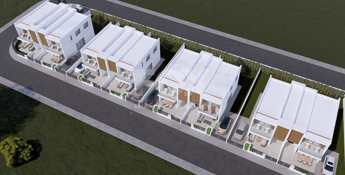 Modern Elegance Three Bedroom Semi Detached Villas in Yeroskipou, Paphos