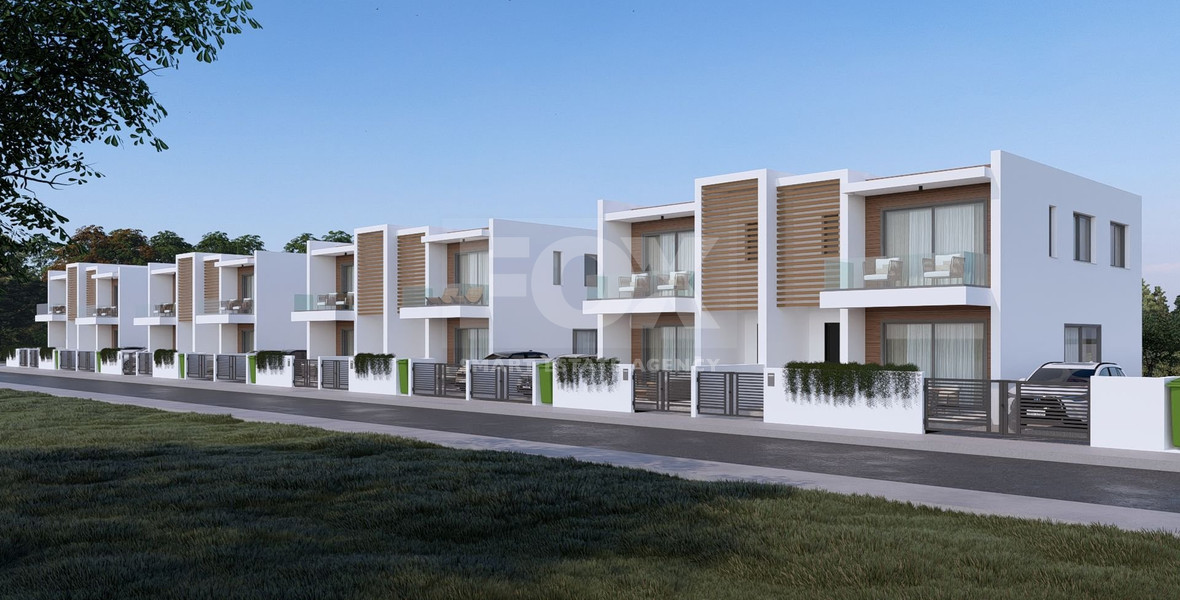 Modern Elegance Three Bedroom Semi Detached Villas in Yeroskipou, Paphos