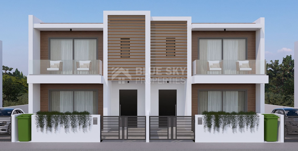 Modern Elegance Three Bedroom Semi Detached Villas in Yeroskipou, Paphos