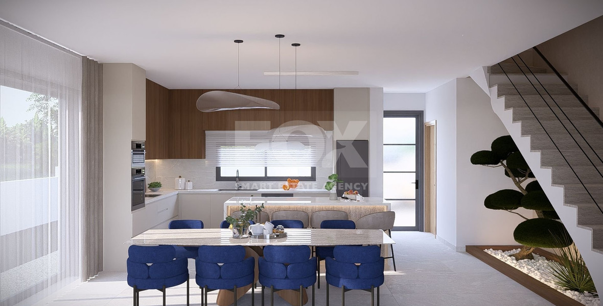 Modern Elegance Three Bedroom Semi Detached Villas in Yeroskipou, Paphos