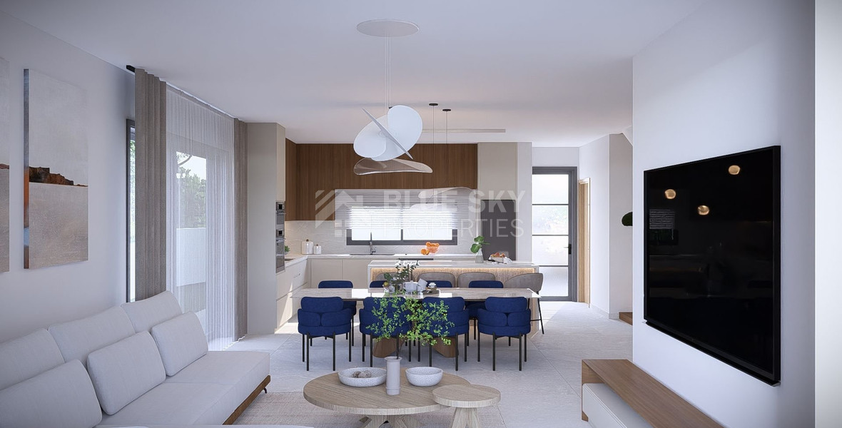 Modern Elegance Three Bedroom Semi Detached Villas in Yeroskipou, Paphos