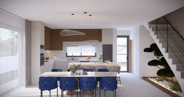 Modern Elegance Three Bedroom Semi Detached Villas in Yeroskipou, Paphos