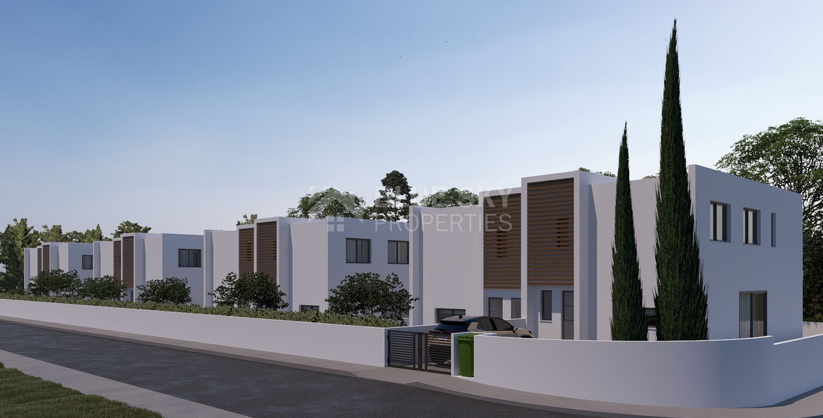 Modern Elegance Three Bedroom Semi Detached Villas in Yeroskipou, Paphos
