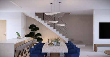 Modern Elegance Three Bedroom Semi Detached Villas in Yeroskipou, Paphos