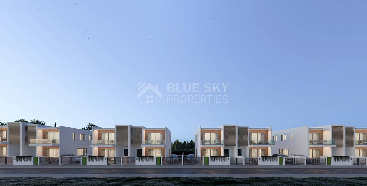 Modern Elegance Three Bedroom Semi Detached Villas in Yeroskipou, Paphos