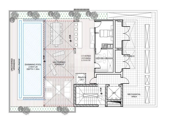 Amazing 4 bedroom penthouse with private pool for sale in Agios Athanasios, Limassol