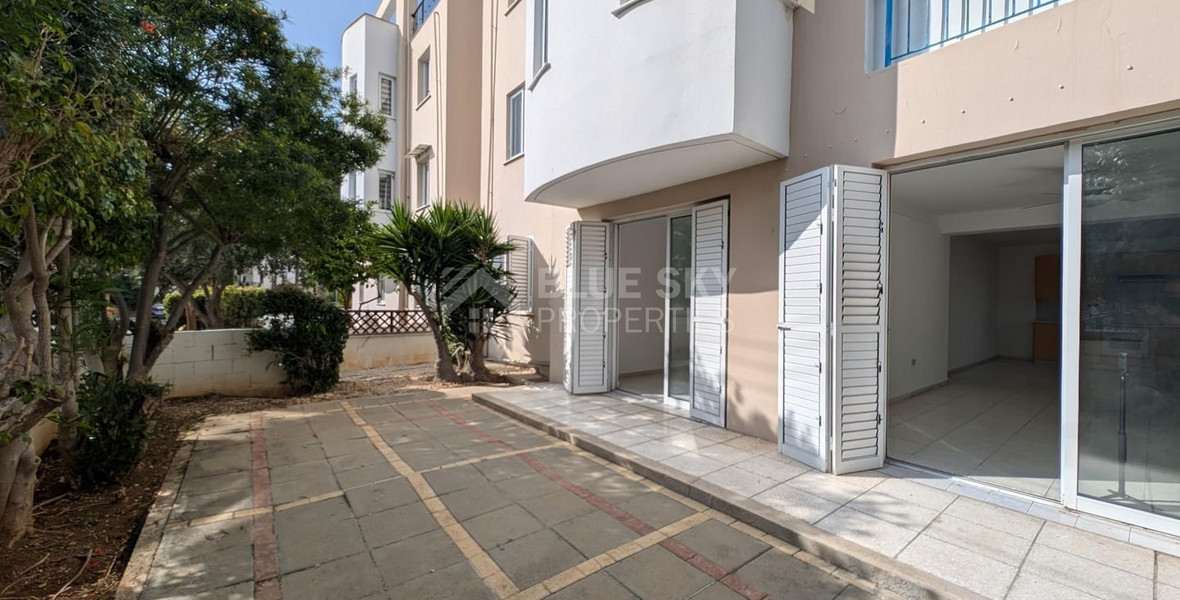 For sale, spacious three-Bedroom Ground Floor Apt, Kings Av.Mall Area, Paphos.