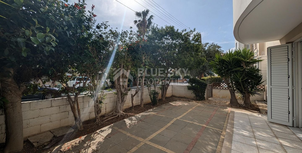 For sale, spacious three-Bedroom Ground Floor Apt, Kings Av.Mall Area, Paphos.
