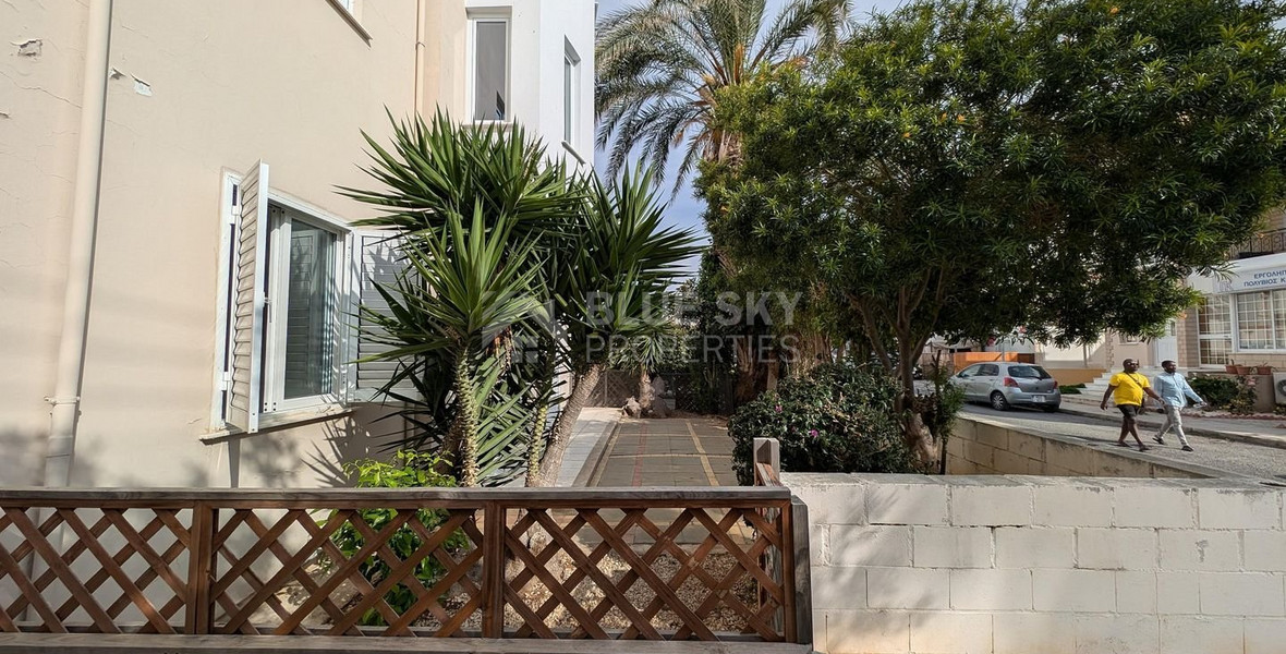For sale, spacious three-Bedroom Ground Floor Apt, Kings Av.Mall Area, Paphos.