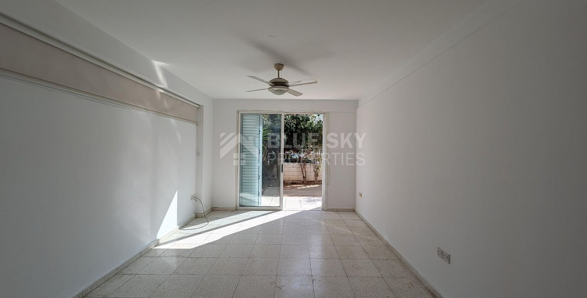 For sale, spacious three-Bedroom Ground Floor Apt, Kings Av.Mall Area, Paphos.