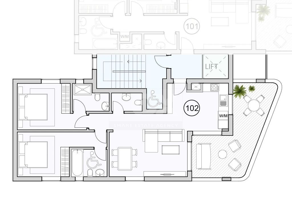 Two bedroom apartment for sale in Agios Athanasios, Limassol