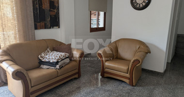 Spacious ground floor 2-storey furnished apartment with three bedrooms in Geroskipou, for rent