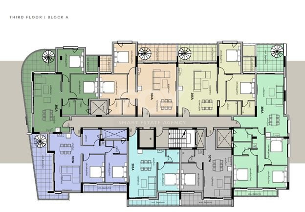 Top floor One bedroom apartment for sale in Agios Athanasios, Limassol