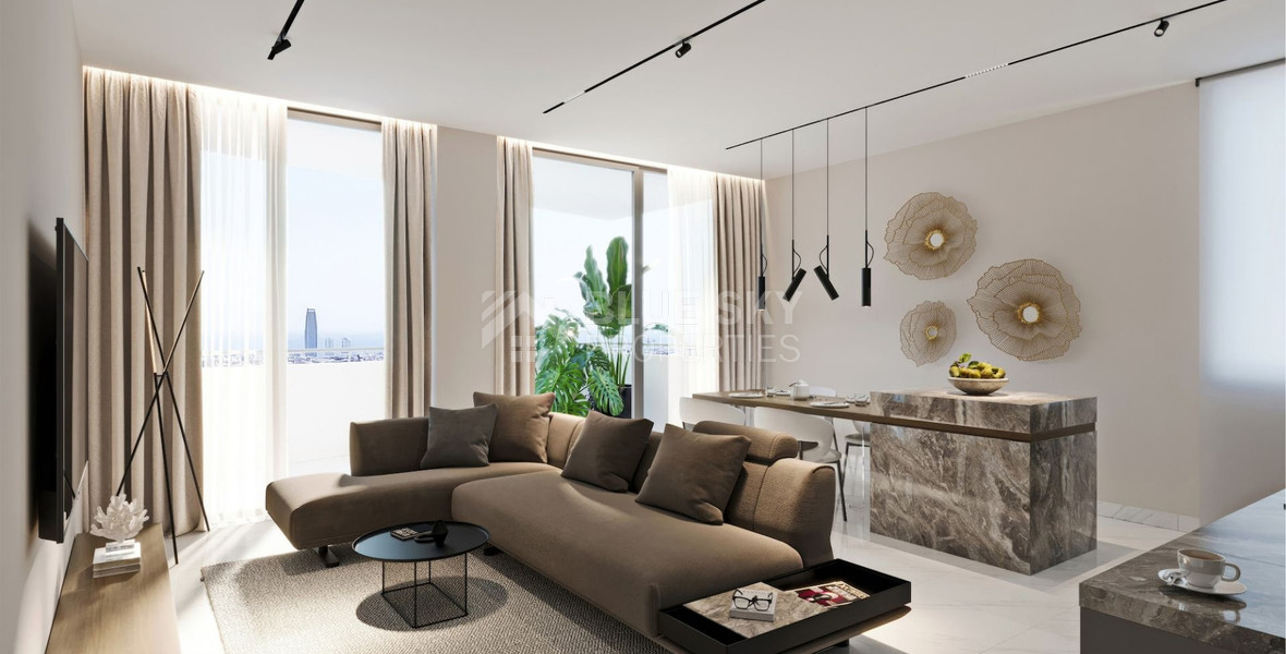 Top floor two bedroom apartment for sale in Kapsalos, Limassol