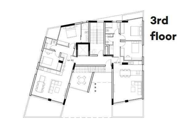 Top floor two bedroom apartment for sale in Kapsalos, Limassol