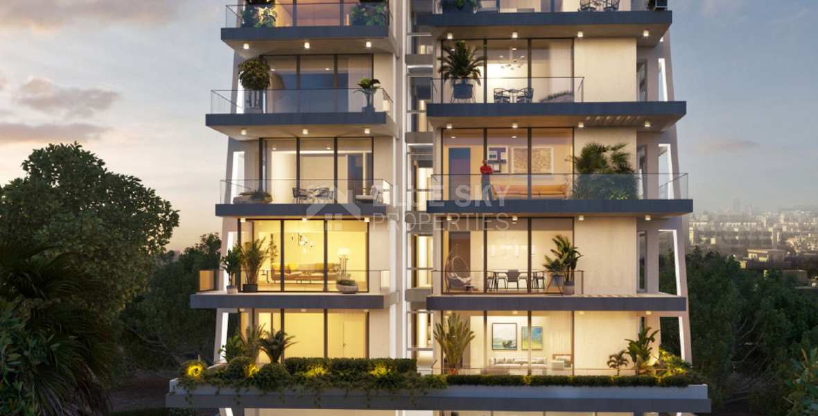 Top floor 3 bedroom apartment with roof garden for sale in Agia Trias, Limassol