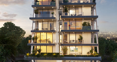 Top floor 3 bedroom apartment with roof garden for sale in Agia Trias, Limassol