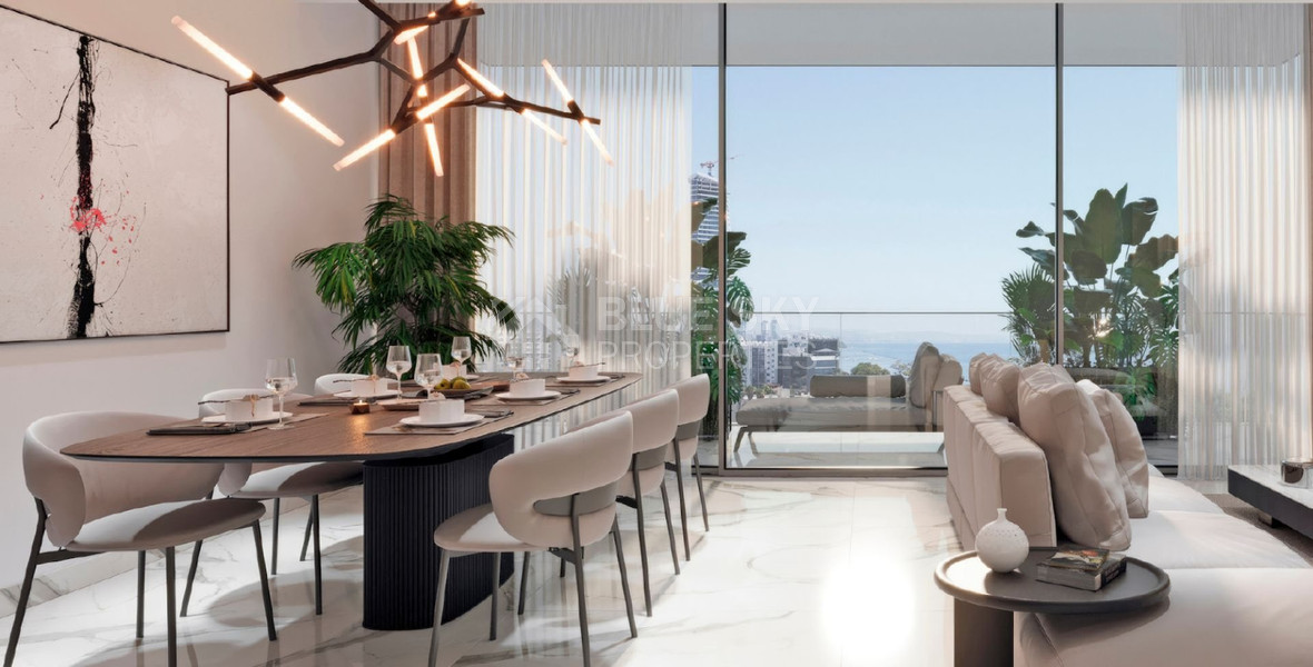 Top floor 3 bedroom apartment with roof garden for sale in Agia Trias, Limassol