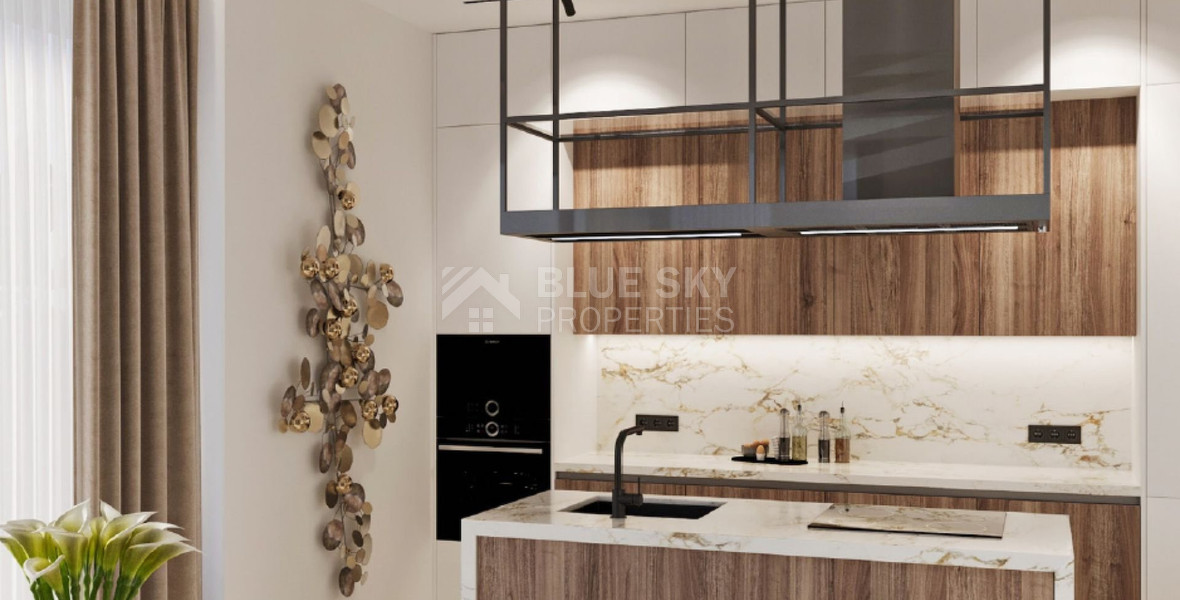 Top floor 3 bedroom apartment with roof garden for sale in Agia Trias, Limassol