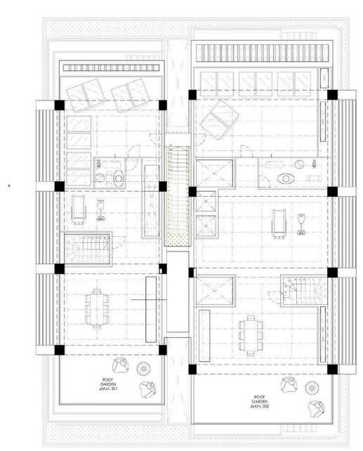 Top floor 3 bedroom apartment with roof garden for sale in Agia Trias, Limassol