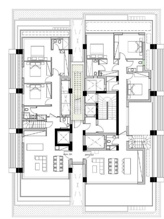 Top floor 3 bedroom apartment with roof garden for sale in Agia Trias, Limassol