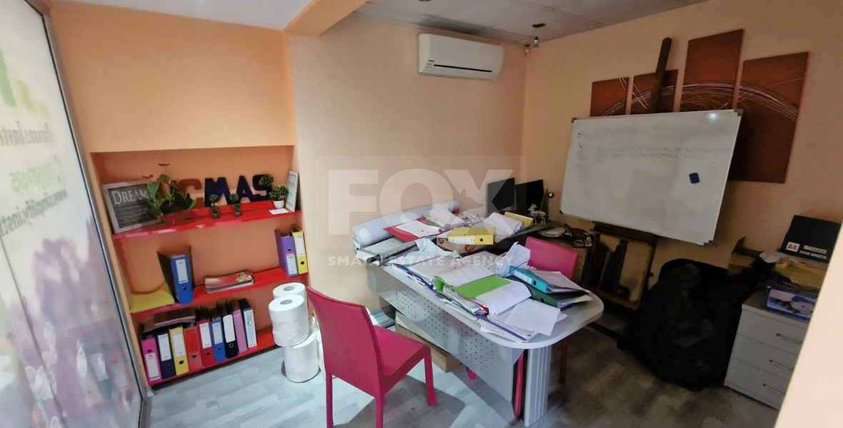 Fully Equipped Office / Tutorial Center for Rent in Prime Agia Fyla Location