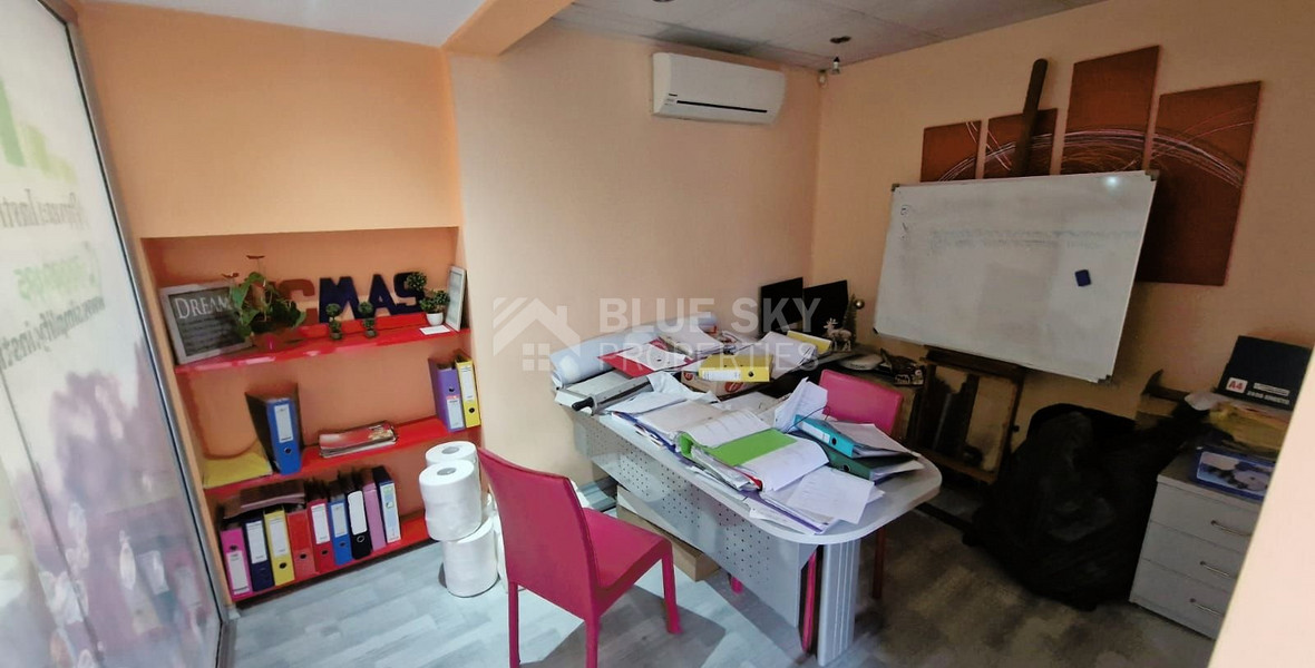 Fully Equipped Office / Tutorial Center for Rent in Prime Agia Fyla Location