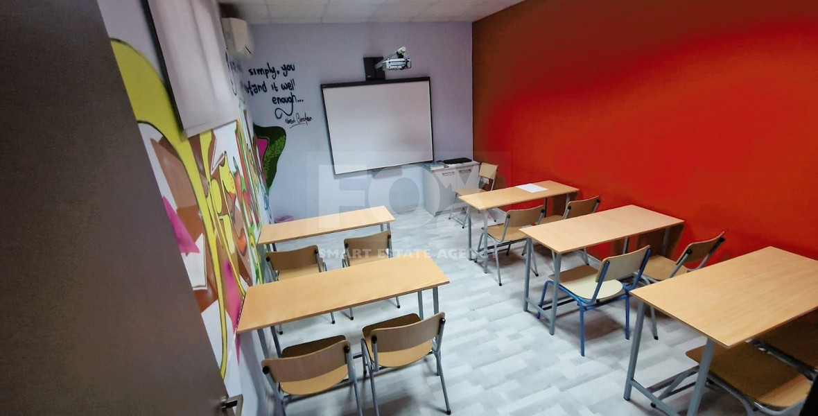 Fully Equipped Office / Tutorial Center for Rent in Prime Agia Fyla Location