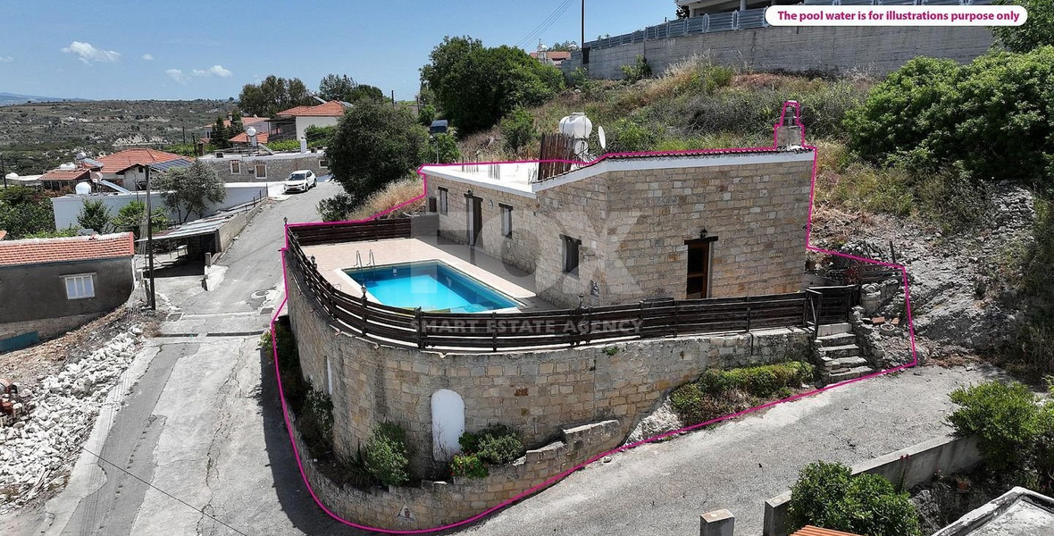 For sale, three bedroom stone-built Ground Floor House, Koili, Paphos