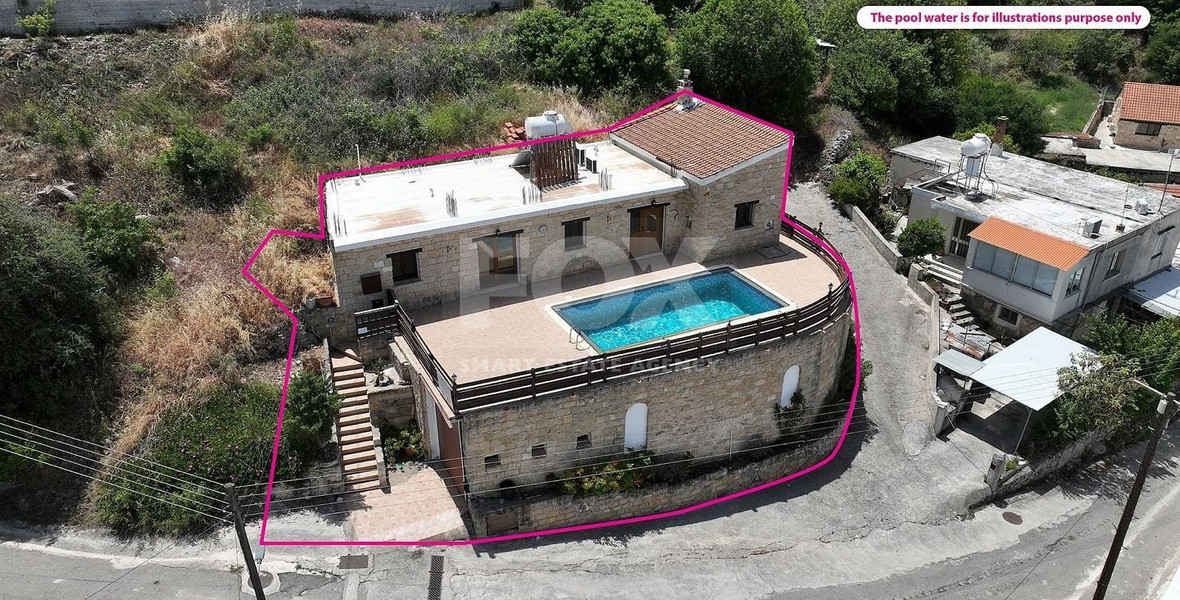 For sale, three bedroom stone-built Ground Floor House, Koili, Paphos