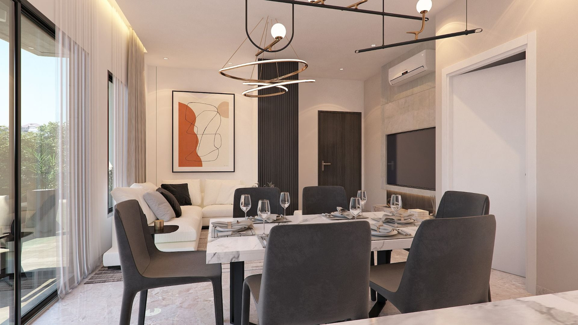 Appartement 2 chambres 82 m² Asomatos Municipality, Chypre