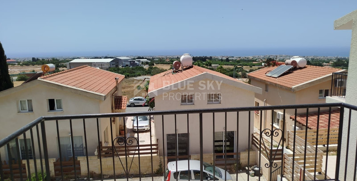 For Rent: Two Bedroom Sea View Apartment in Peaceful Tremithousa