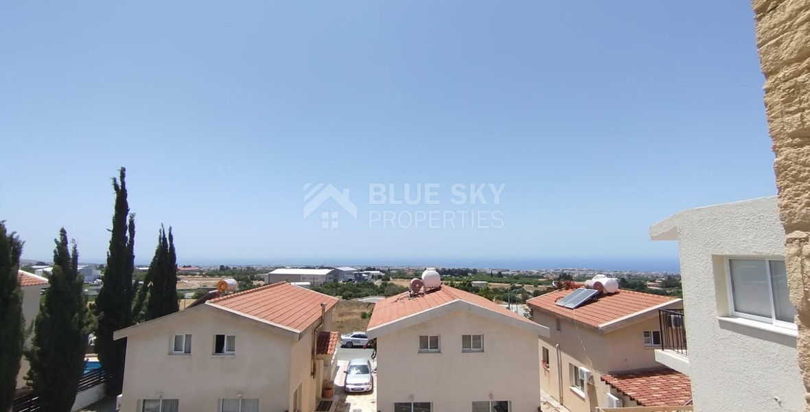 For Rent: Two Bedroom Sea View Apartment in Peaceful Tremithousa