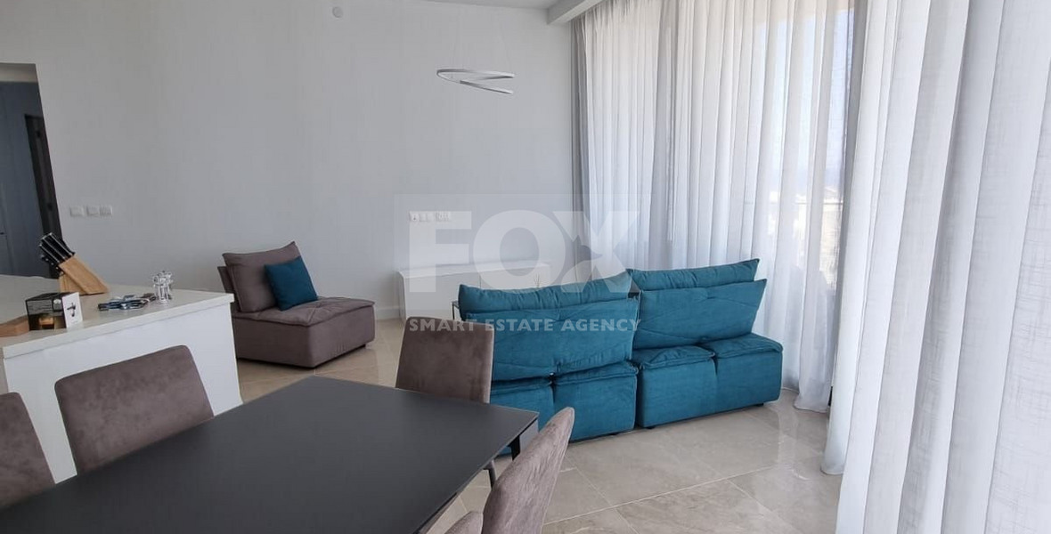 Modern Two Bedroom Apartment with sea view for rent in Potamos Germasogeias
