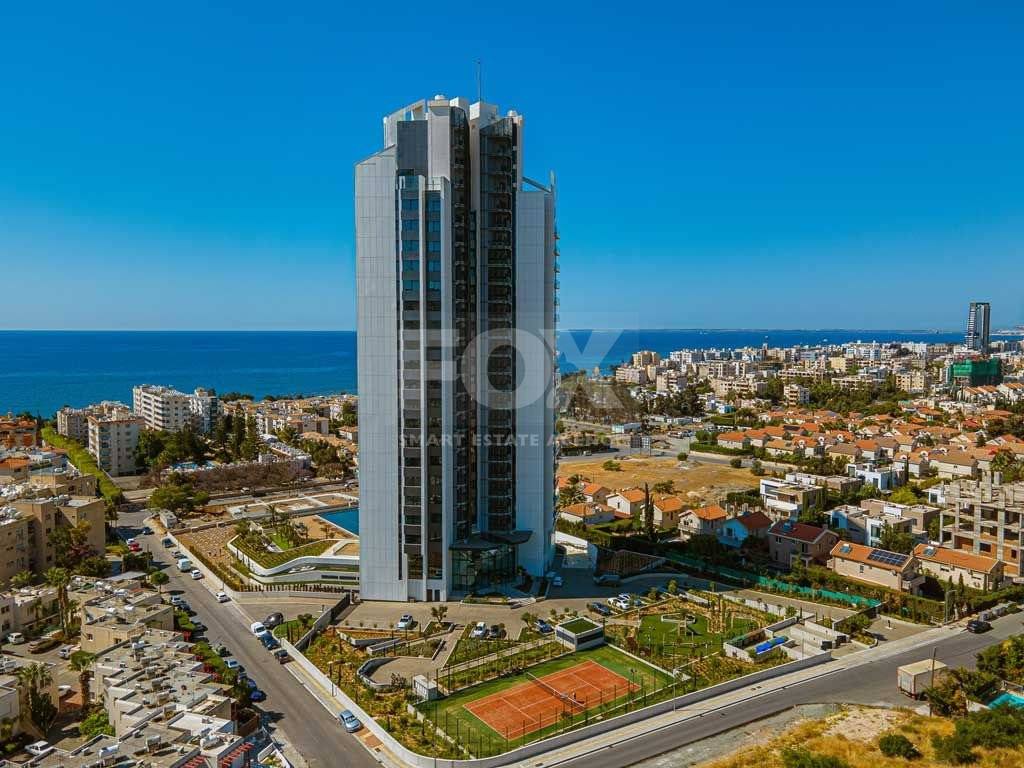 Modern Two Bedroom Apartment with sea view for rent in Potamos Germasogeias