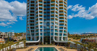 Modern Two Bedroom Apartment with sea view for rent in Potamos Germasogeias