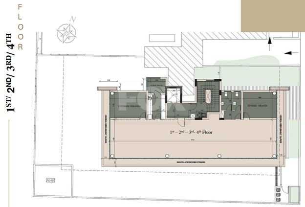 Third and Forth floor offices  + Roof Garden for sale in Potamos Germasogeias, Limassol