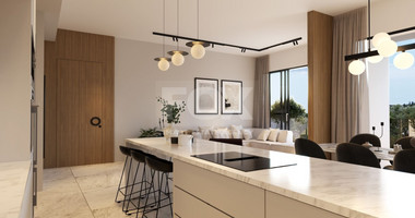 Three bedroom penthouse with private roof garden for sale in Central Mesa Geitonia