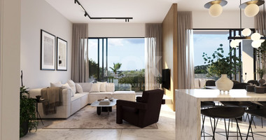 Three bedroom penthouse with private roof garden for sale in Central Mesa Geitonia