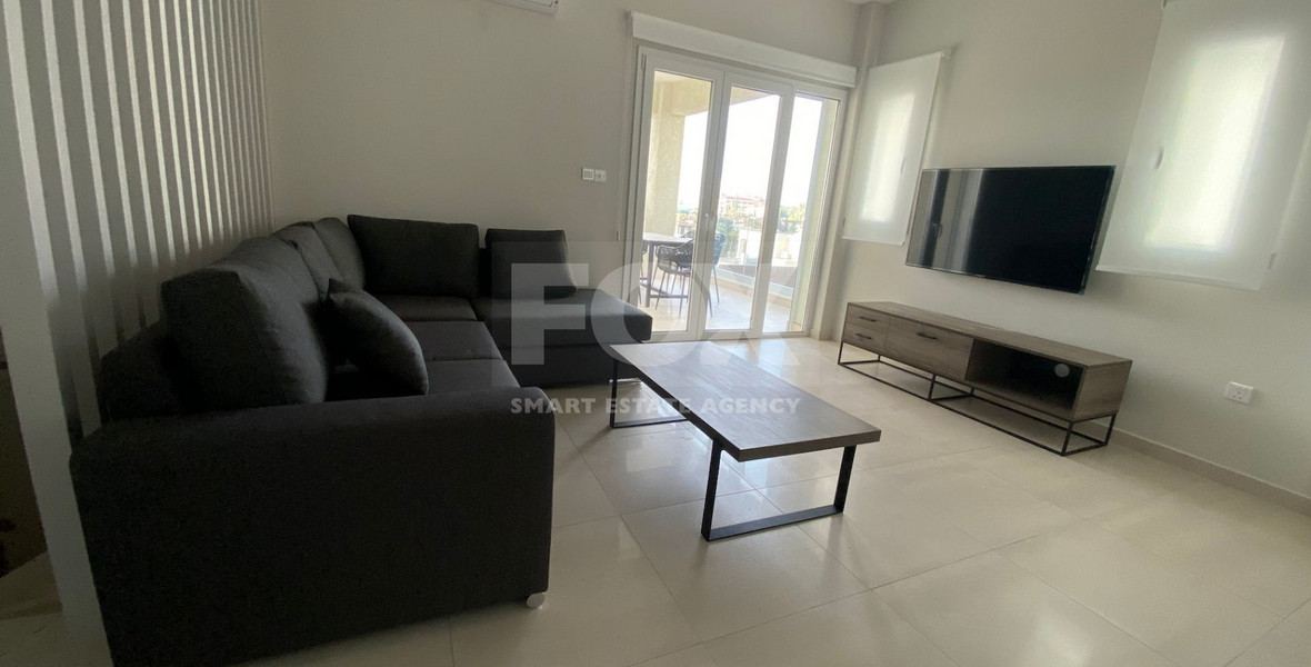 3 Bedroom Fully Furnished Duplex Apartment with communal Pool and Gym for rent in Parekklisia