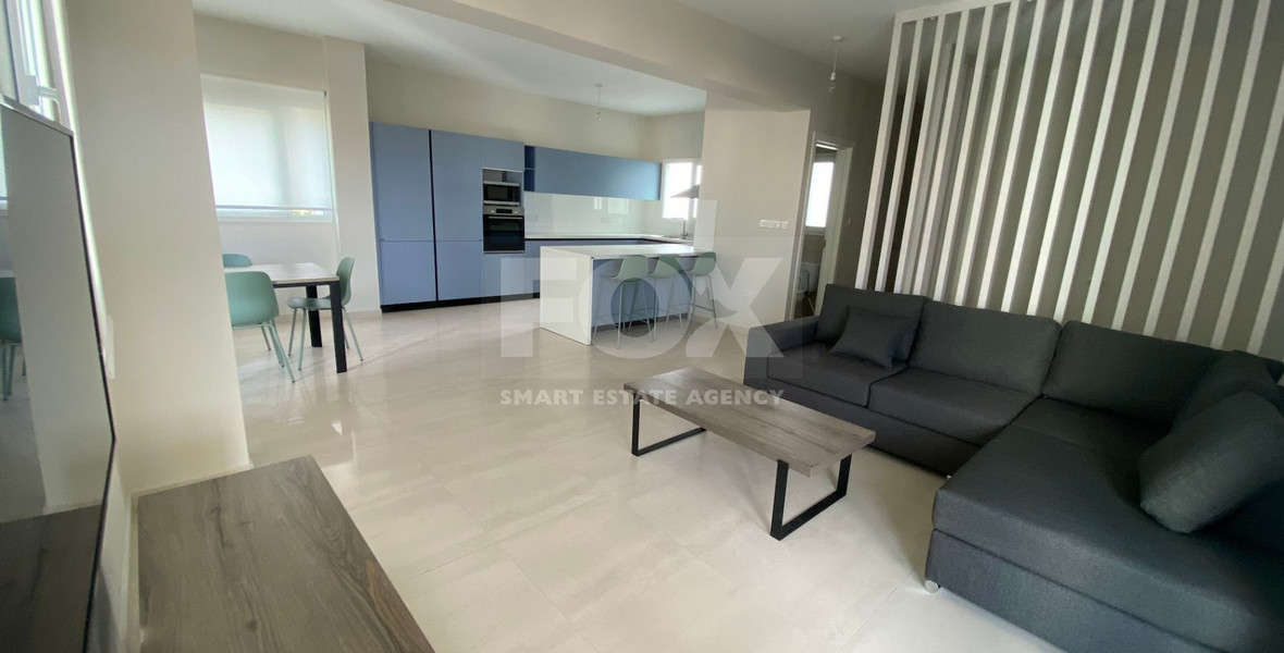 3 Bedroom Fully Furnished Duplex Apartment with communal Pool and Gym for rent in Parekklisia