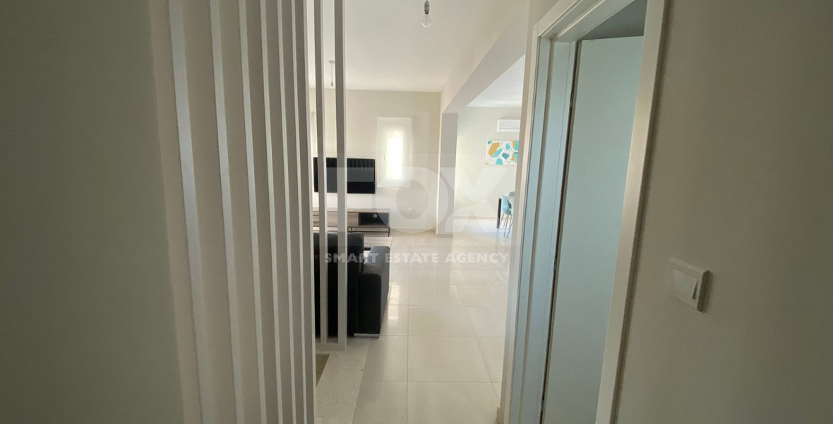 3 Bedroom Fully Furnished Duplex Apartment with communal Pool and Gym for rent in Parekklisia
